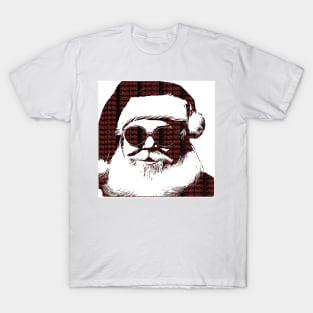 Beautiful Typography Of Saint Nick Santa Claus Christmas Holliday T-Shirt